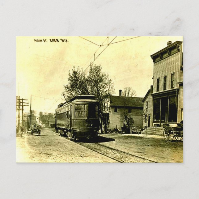 Old Postcard - Eden Wisconsin (Front)