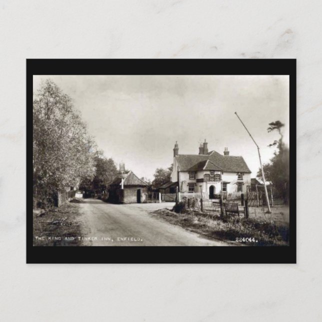 Old Postcard - Enfield, London (Front)