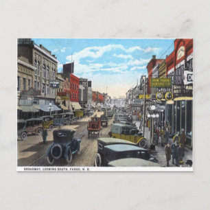 Old Postcard - Fargo, North Dakota, USA