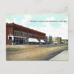 Old Postcard - Gary, Indiana, USA