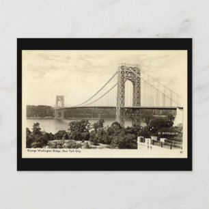 Old Postcard, George Washington Bridge, New York C Postcard