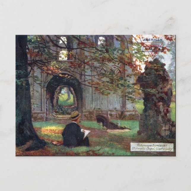 Old Postcard - Glastonbury, Somerset (Front)