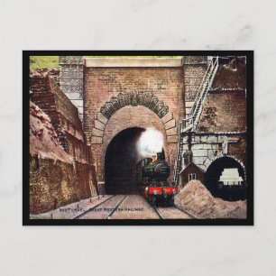 Old Postcard - GWR - Box Tunnel