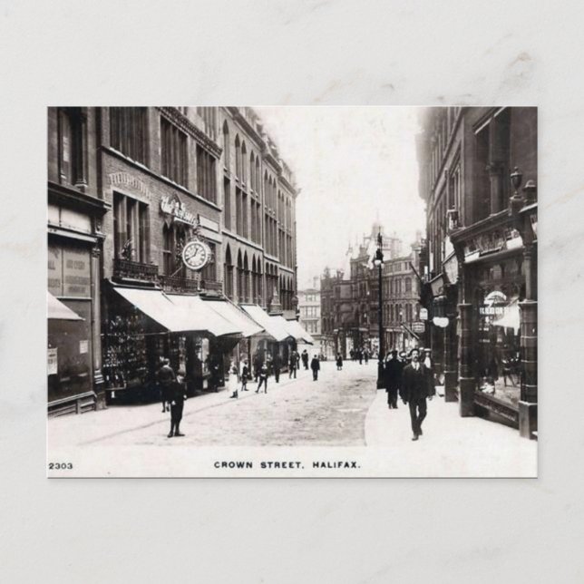 Old Postcard - Halifax, Yorkshire (Front)