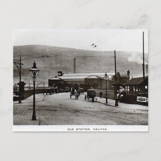 Old Postcard - Halifax, Yorkshire (Front)