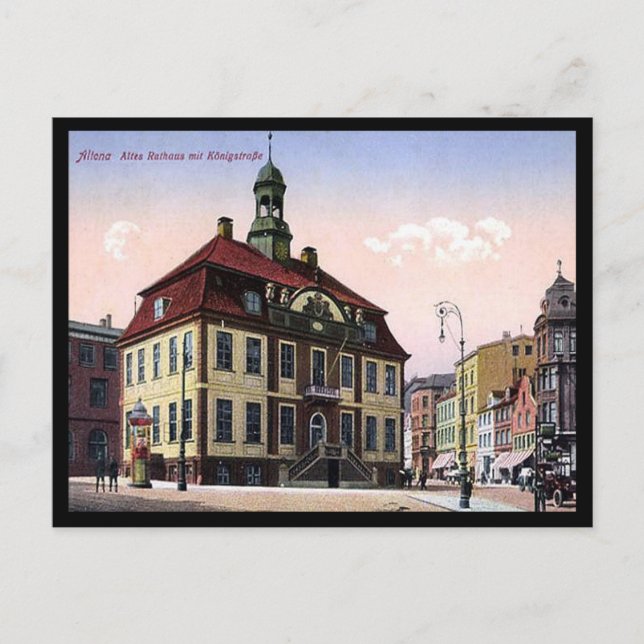 Old Postcard - Hamburg Altona, Germany (Front)