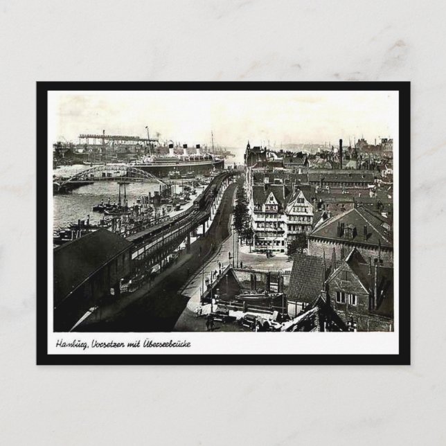 Old Postcard - Hamburg, Germany (Front)