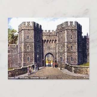 Old Postcard - Henry VIII Gateway, Windsor Castle