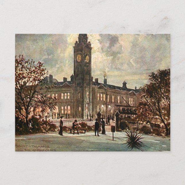 Old Postcard - Hobart, Tasmania (Front)