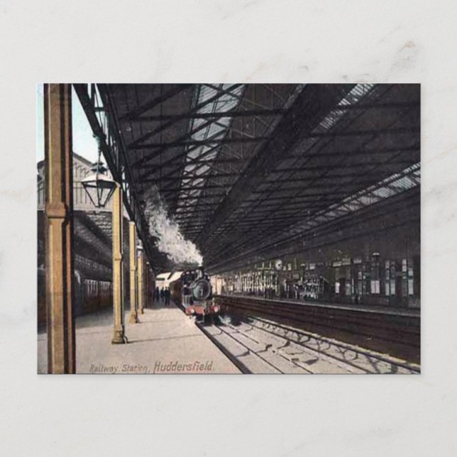 Old Postcard - Huddersfield, Yorkshire (Front)