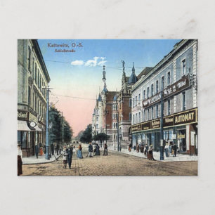 Old Postcard - Katowice, Poland