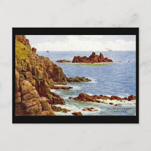 Old Postcard - Land's End, Cornwall