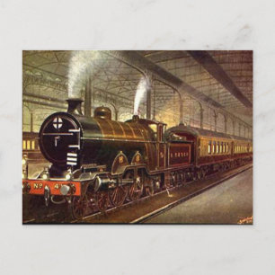 Old Postcard - LBSCR Engine no 41 at Victoria
