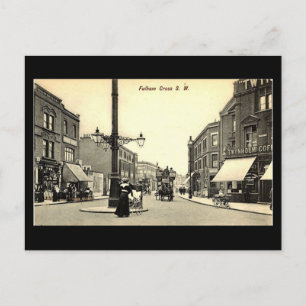 Old Postcard - London, Fulham Cross