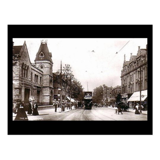 Old Postcard, London, The Mall, Ealing Postcard