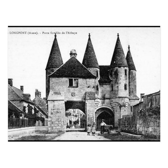 Old Postcard - Longpont, Aisne