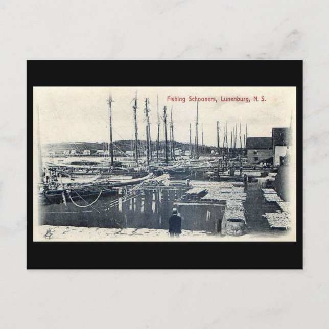 Old Postcard - Lunenburg, Nova Scotia (Front)