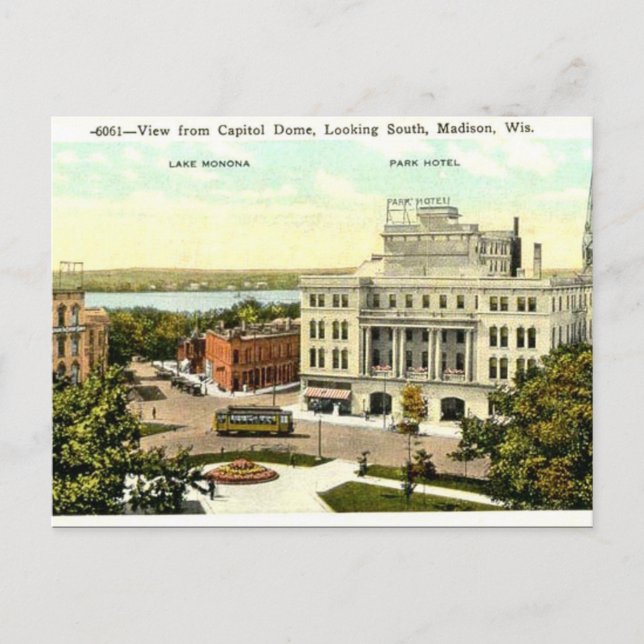 Old Postcard - Madison, Wisconsin (Front)
