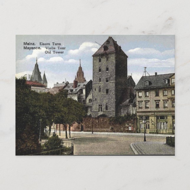 Old Postcard - Mainz, Germany (Front)