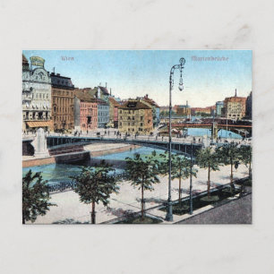 Old Postcard - Marienbrücke, Wien