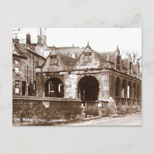 Old Postcard - Market Hall, Chipping Campden