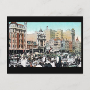 Old Postcard - Market Square, Johannesburg