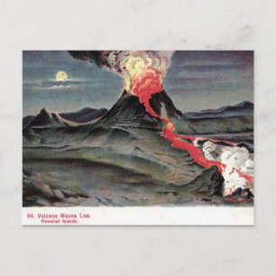 Old Postcard - Mauna Loa, Hawaiian Islands