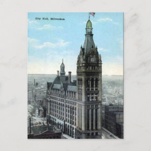 Old Postcard - Milwaukee, Wisconsin, USA.
