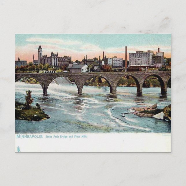 Old Postcard - Minneapolis, Minnesota (Front)