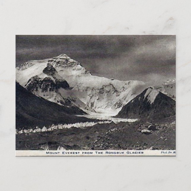 Old Postcard - Mount Everest (Front)