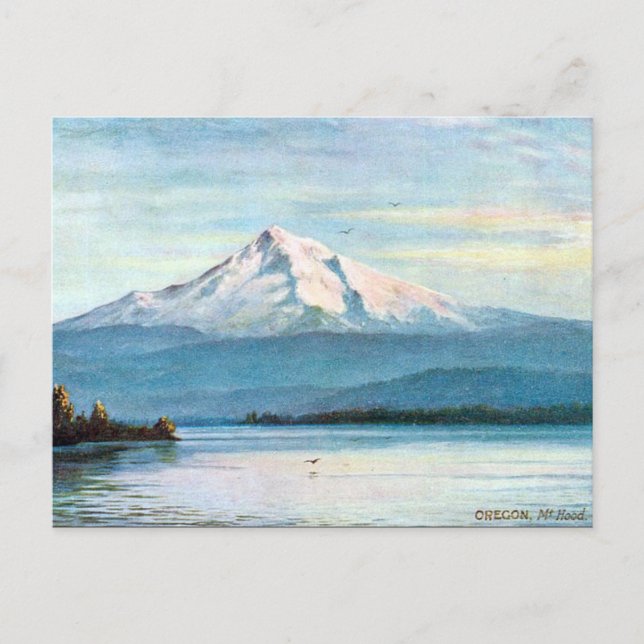 Old Postcard - Mount Hood, Oregon (Front)