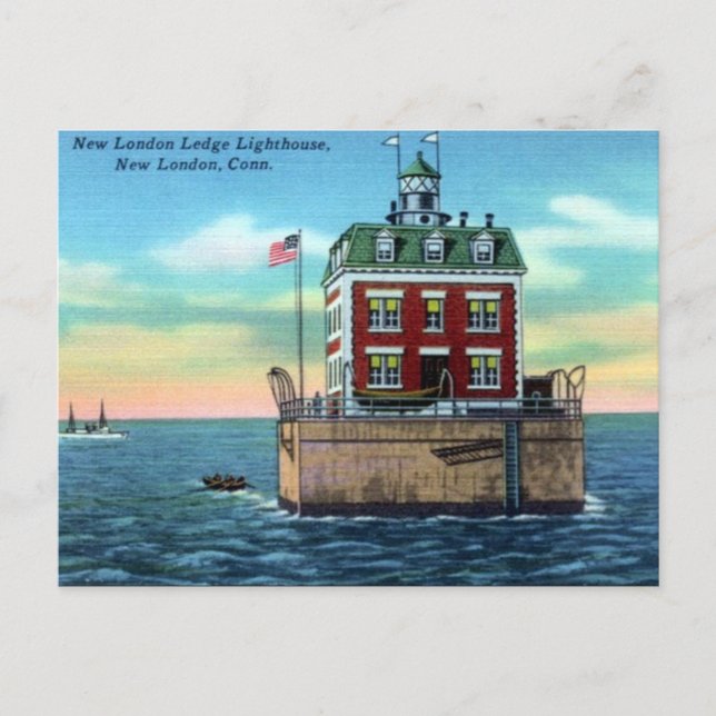 Old Postcard - New London, Connecticut (Front)