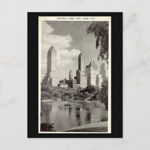 Old Postcard - New York City, Central Park