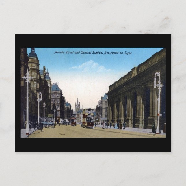Old Postcard - Newcastle-on-Tyne (Front)