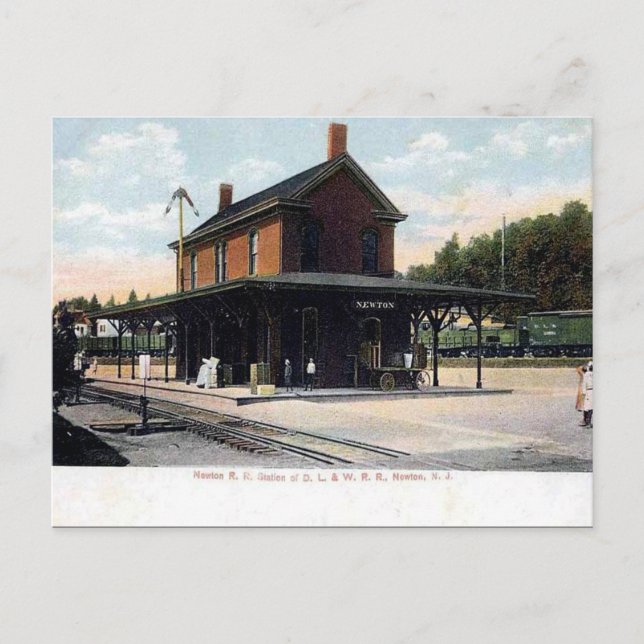 Old Postcard - Newton, New Jersey, USA (Front)