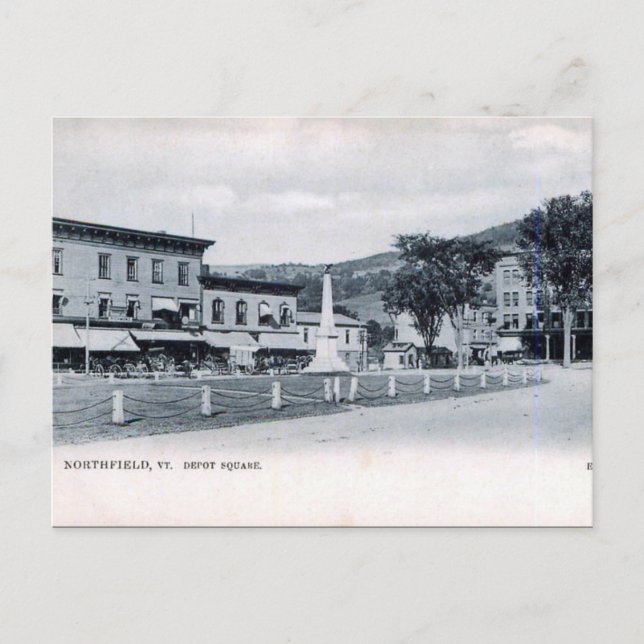 Old Postcard - Northfield, Vermont, USA (Front)