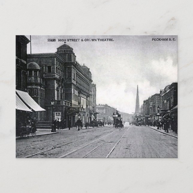 Old Postcard - Peckham, London (Front)