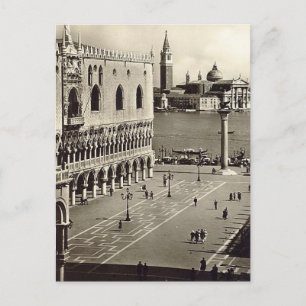Old Postcard - Piazzetta San Marco, Venezia