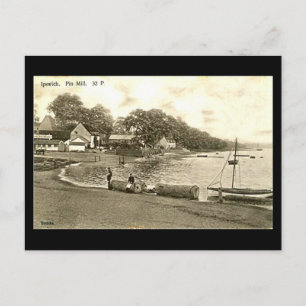 Old Postcard - Pin Mill, Ipswich, Suffolk
