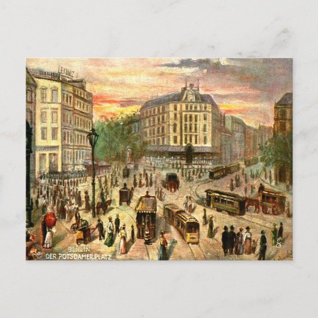 Old Postcard - Potsdamer Platz, Berlin (Front)