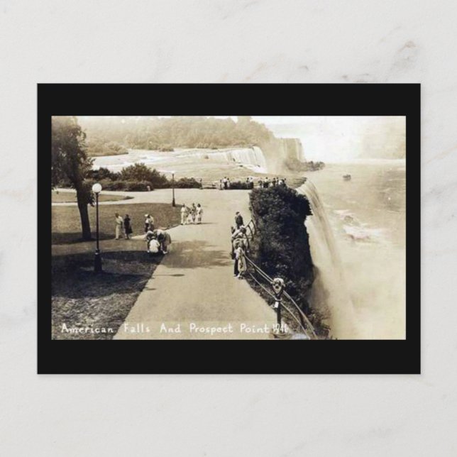 Old Postcard - Prospect Point, Niagara Falls (Front)