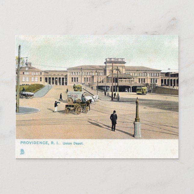 Old Postcard - Providence, Rhode Island, USA (Front)