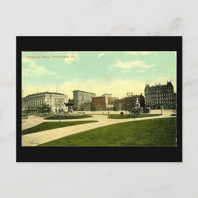 Old Postcard - Providence, RI, 1910 (Front)