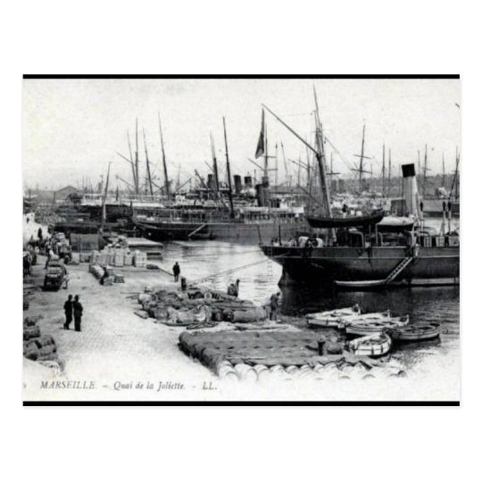 Old Postcard - Quai de la Joliette, Marseille