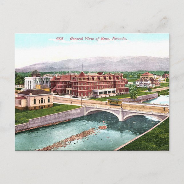 Old Postcard - Reno, Nevada, USA (Front)