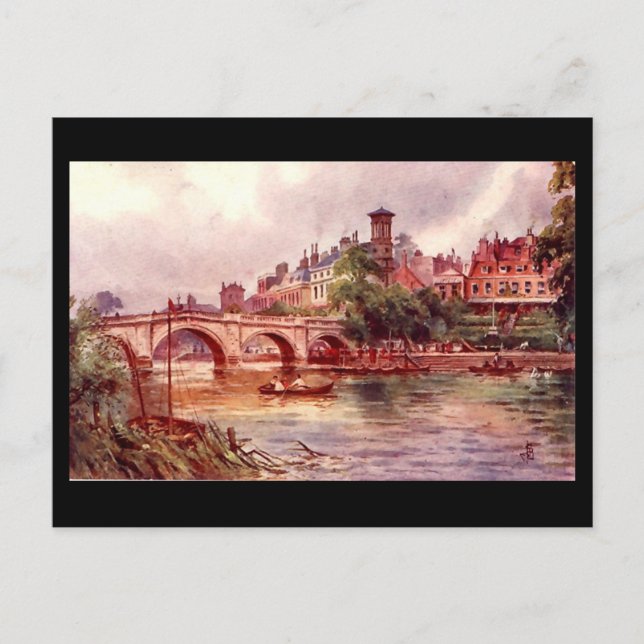 Old Postcard - Richmond Bridge (Front)