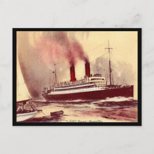 Old Postcard - RMS Caronia, Cunard Line
