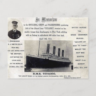 Old Postcard - RMS "Titanic"