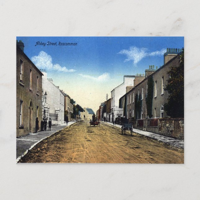 Old Postcard - Roscommon, Ireland (Front)