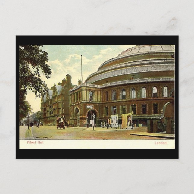 Old Postcard - Royal Albert Hall, London (Front)